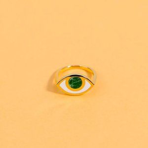 Marta Pia x Mociun Third Eye Ring Green (Sold Out) S